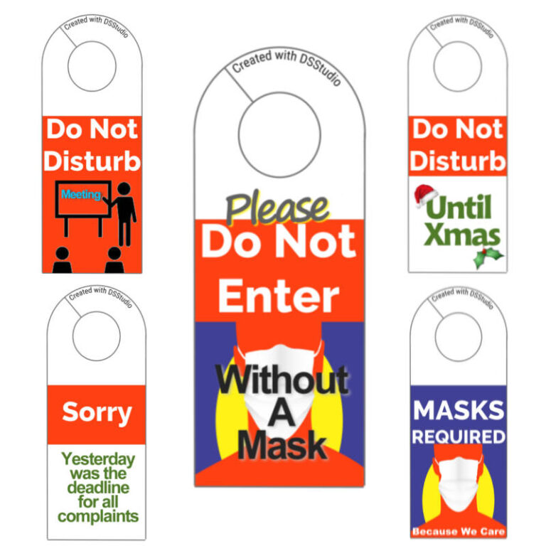 DSStudio Doorknob Signs Volume 1