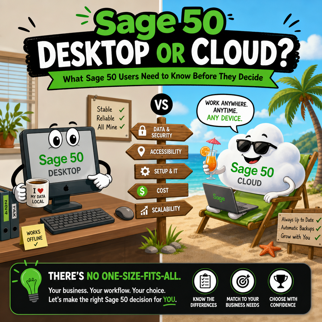 Sage 50 Desktop or Cloud